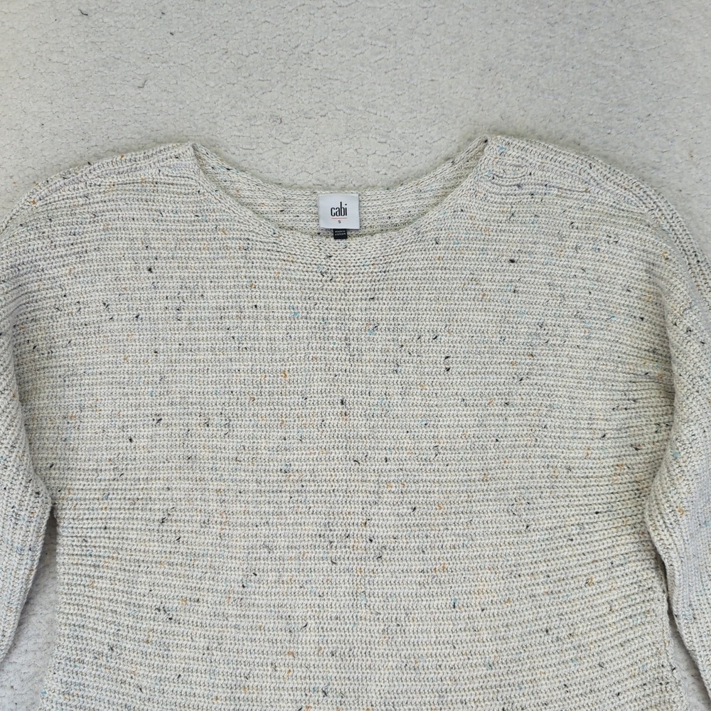 Cabi Womens Sweater‎ Knit Pullover Multicolor Textured Long Sleeve Size Small S - Picture 3 of 9